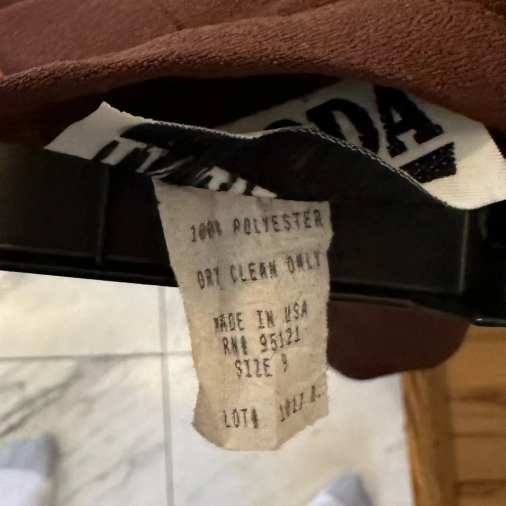 Vintage Brown A Line Skirt - Picture 4 of 4